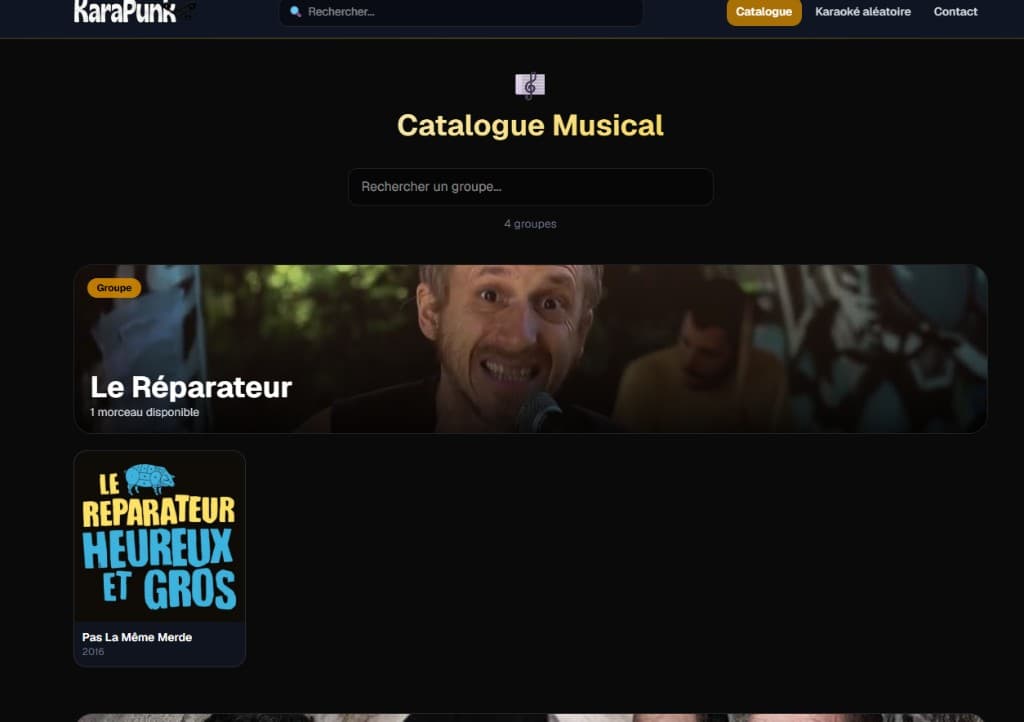 KaraPunk — catalogue musical